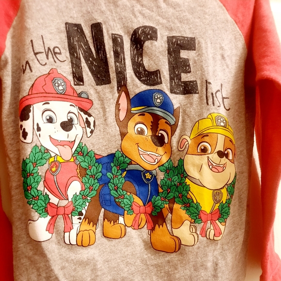SOLD Paw Patrol Holiday Shirt,2T/3T - Picture 3 of 6